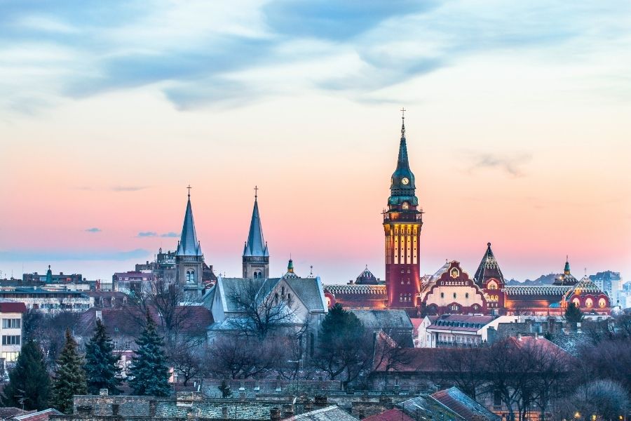 A Road Trip Guide to Driving from Novisad Downtown to Subotica